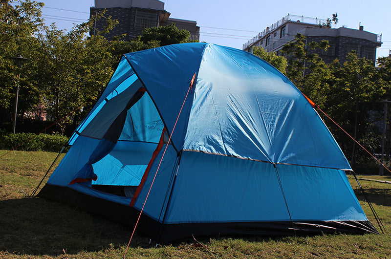 Tent 4 People To Build A Double Deck Family Outdoor Camping Travel Tent - EDC Italia