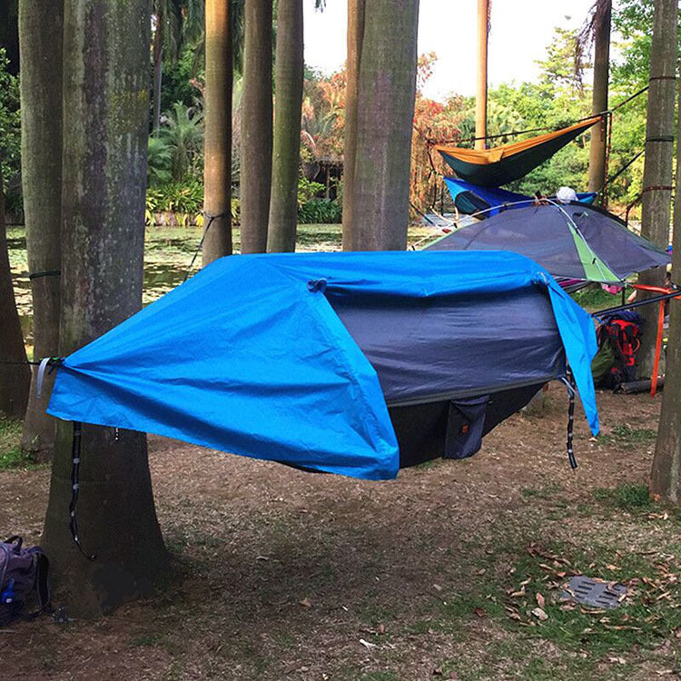 Outdoor Camping Hammock Rainproof And Waterproof Camping Tree Tent Integrated Suspension - EDC Italia