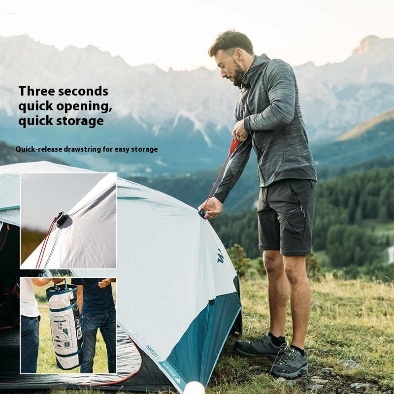 Outdoor Camping Thickened Rain-proof Camping Tent - EDC Italia