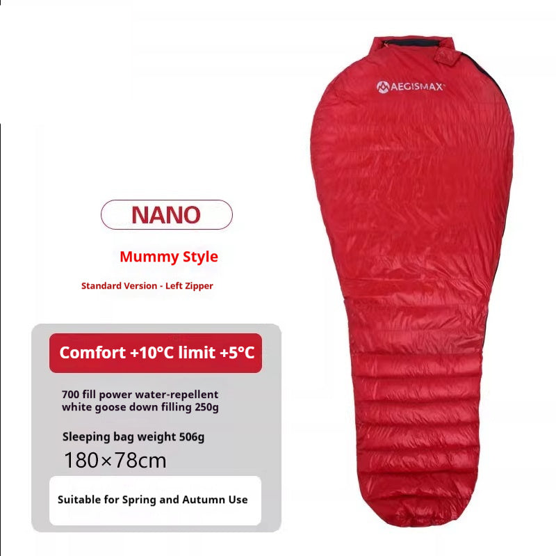 Ultralight Outdoor Camping Mummy Down Sleeping Bag - EDC Italia