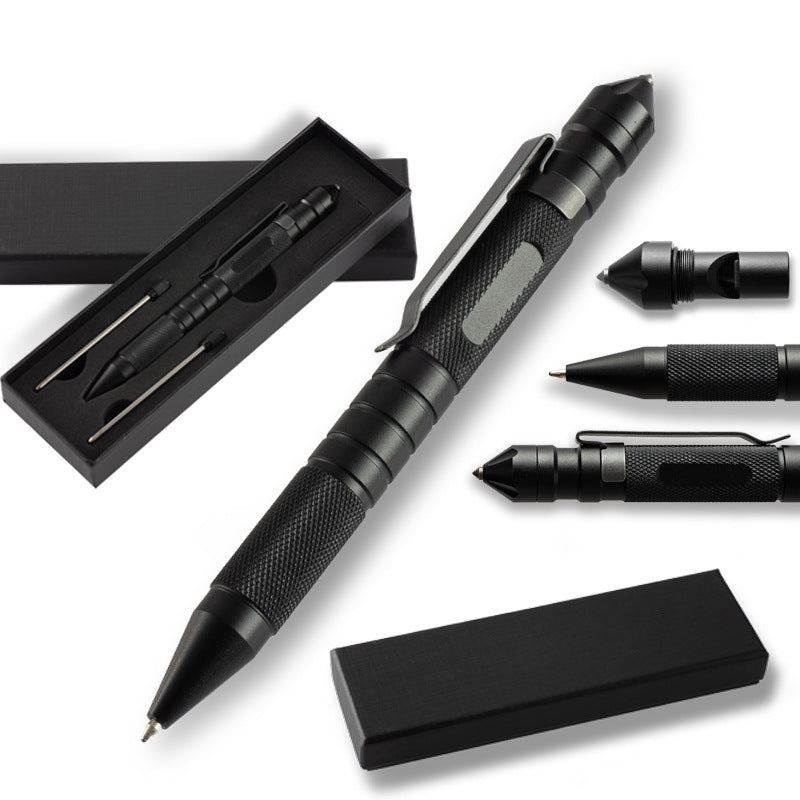 Ballpoint Pen Breaking Window Escape, Wolf Prevention, Outdoor Survival Whistle