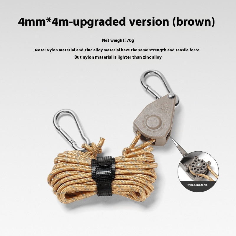 Outdoor Pulley Adjuster Tent Fixator - EDC Italia