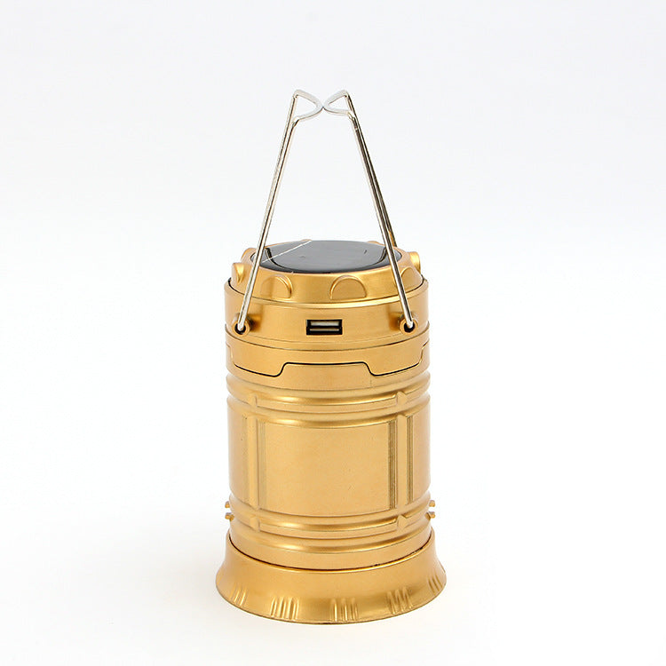The new flashlight lantern 6LED camping lamp solar camping lamp multi-function portable lamp stage lamp - EDC Italia