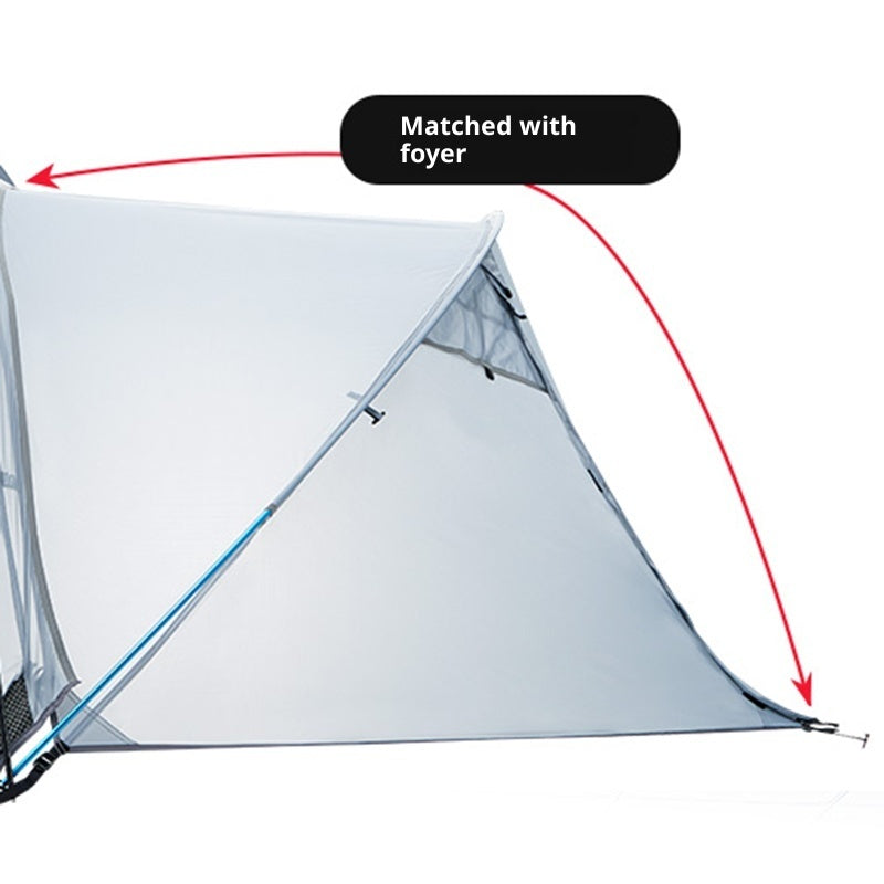 Outdoor Silicone-coated Single Ultra-light Rainproof Tent - EDC Italia