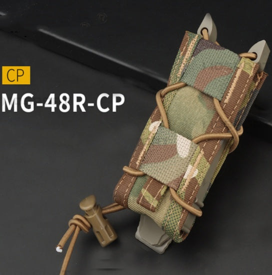 Real CS Tactical 9MM Elastic Functional Outdoor MOLLE Torch Tool Storage Waist Bag