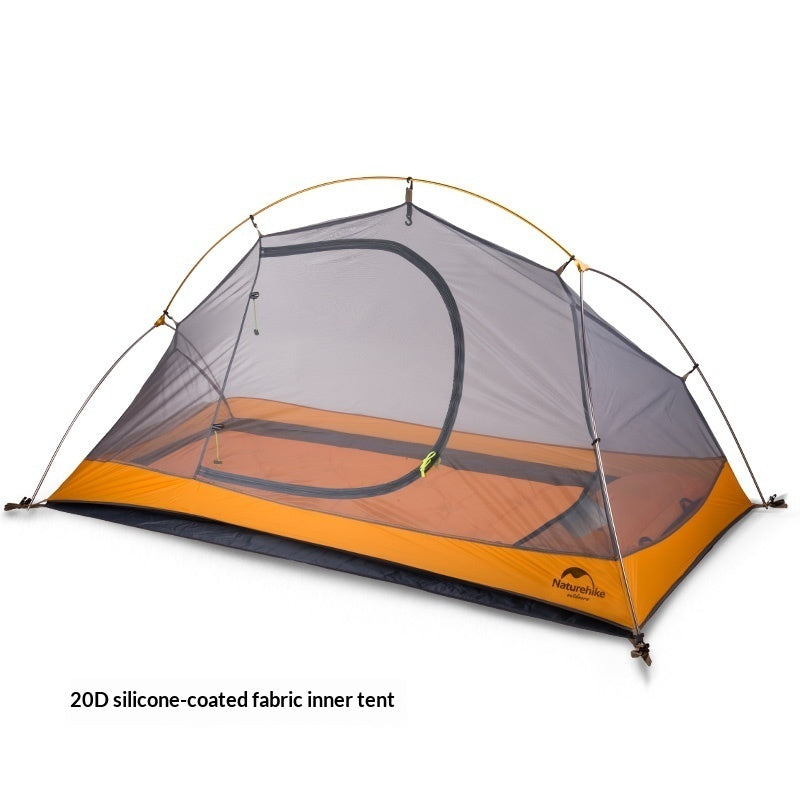 Ultralight 20D Silicone-Coated Nylon Solo Camping Hiking Cycling Tent - EDC Italia