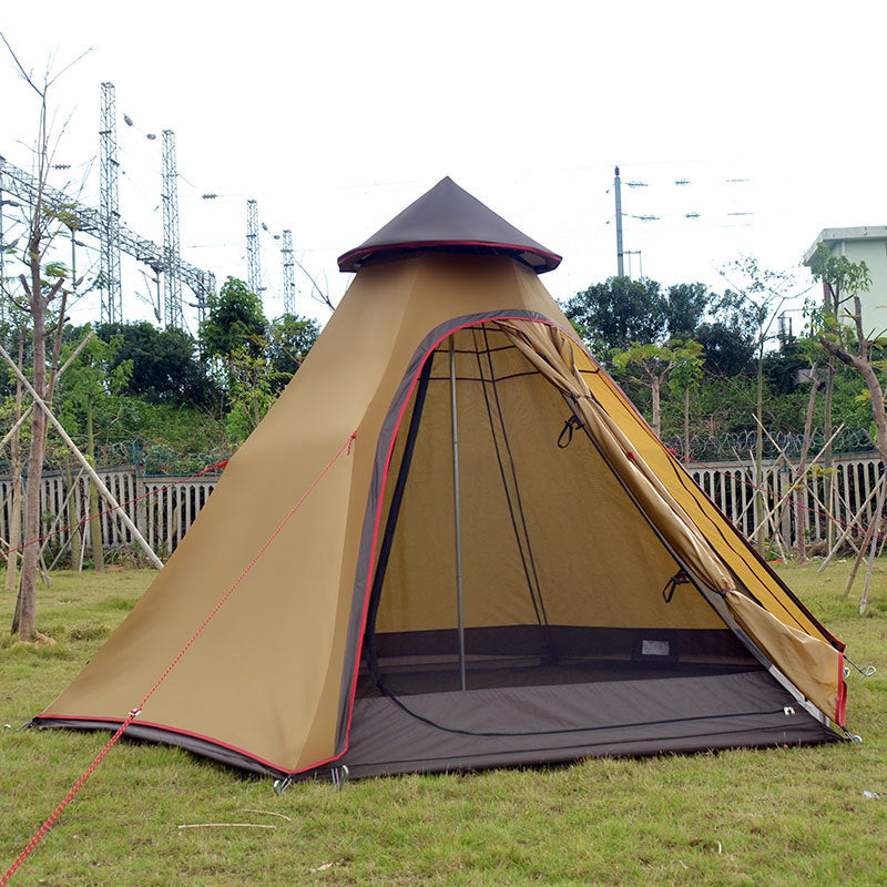 Factory direct Indian tent outdoor wind type camping tent awning camping tower new account - EDC Italia