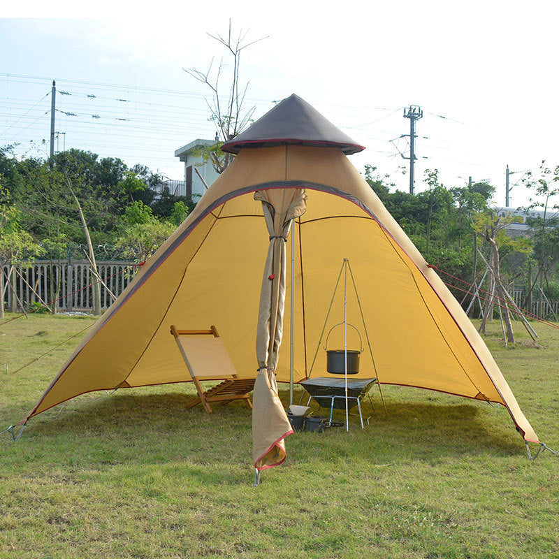 Factory direct Indian tent outdoor wind type camping tent awning camping tower new account - EDC Italia