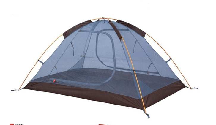 Double Aluminum Pole Rainproof Canopy Camping Climbing Tent - EDC Italia