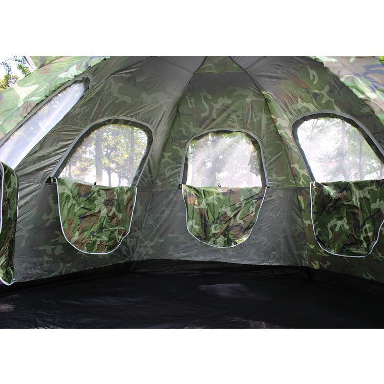 Automatic tent outdoor, 6-8 people, many people, single layer, multi people tent camping, camping trip, factory direct sales - EDC Italia
