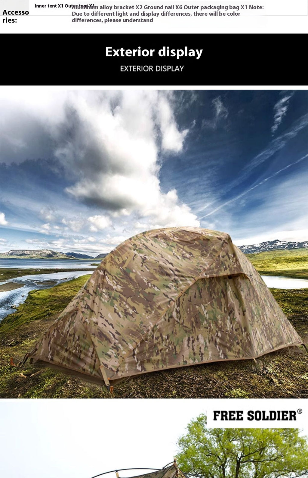 Single Soldier Tent Outdoor Camping Rainproof And Sun Protection Camouflage - EDC Italia
