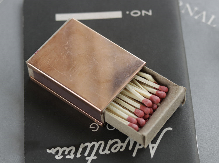 Outdoor Camping Portable EDC Pure Copper Match Case