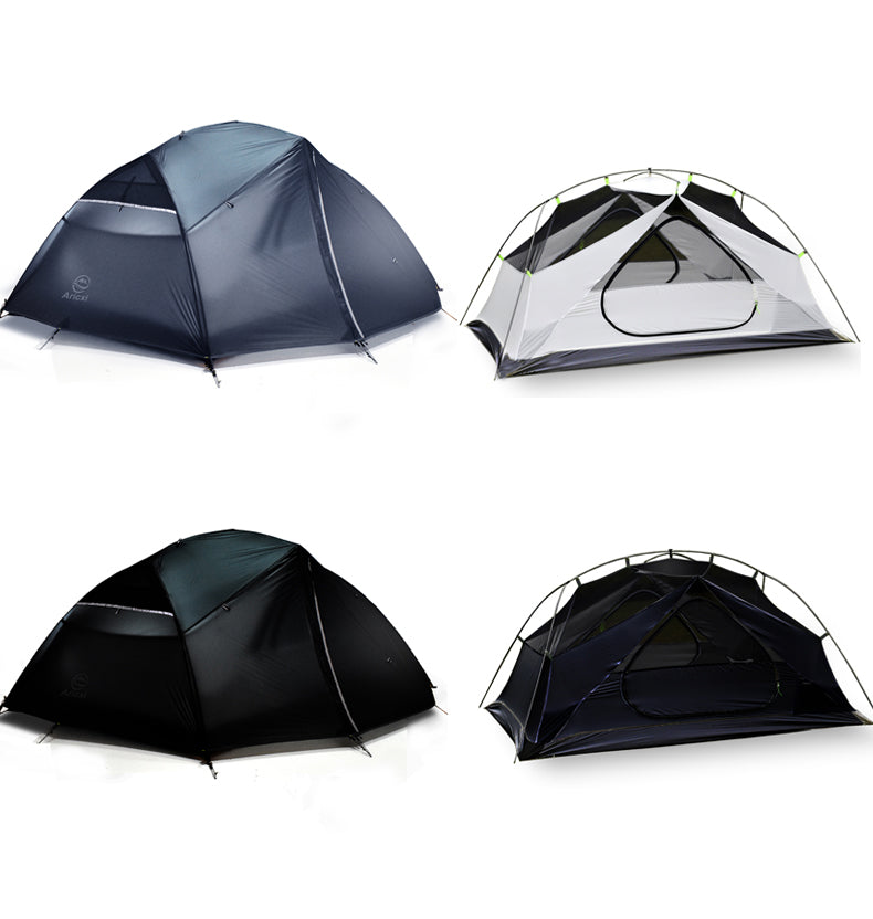Double Layer Anti-storm Four Seasons Aluminum Pole Tent Outdoor Camping Tent - EDC Italia
