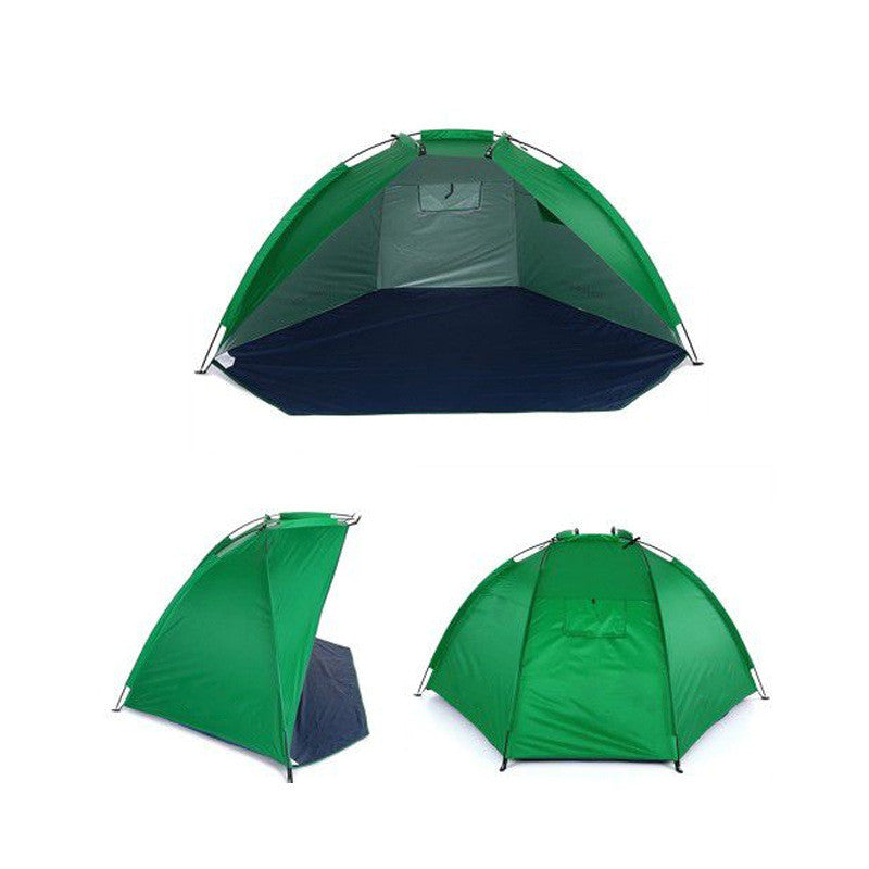 Easy Camping Tent With Outdoor Sun Shade - EDC Italia
