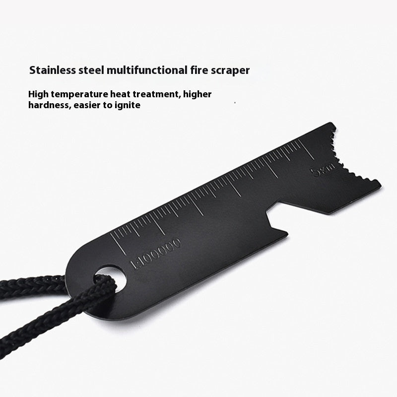 Outdoor Camping Stainless Steel Multifunctional Flint - EDC Italia