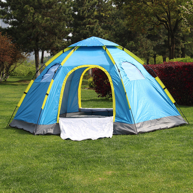 Automatic tent outdoor, 6-8 people, many people, single layer, multi people tent camping, camping trip, factory direct sales - EDC Italia