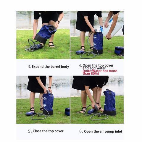 Outdoor Shower Bag Camping Folding Shower - EDC Italia