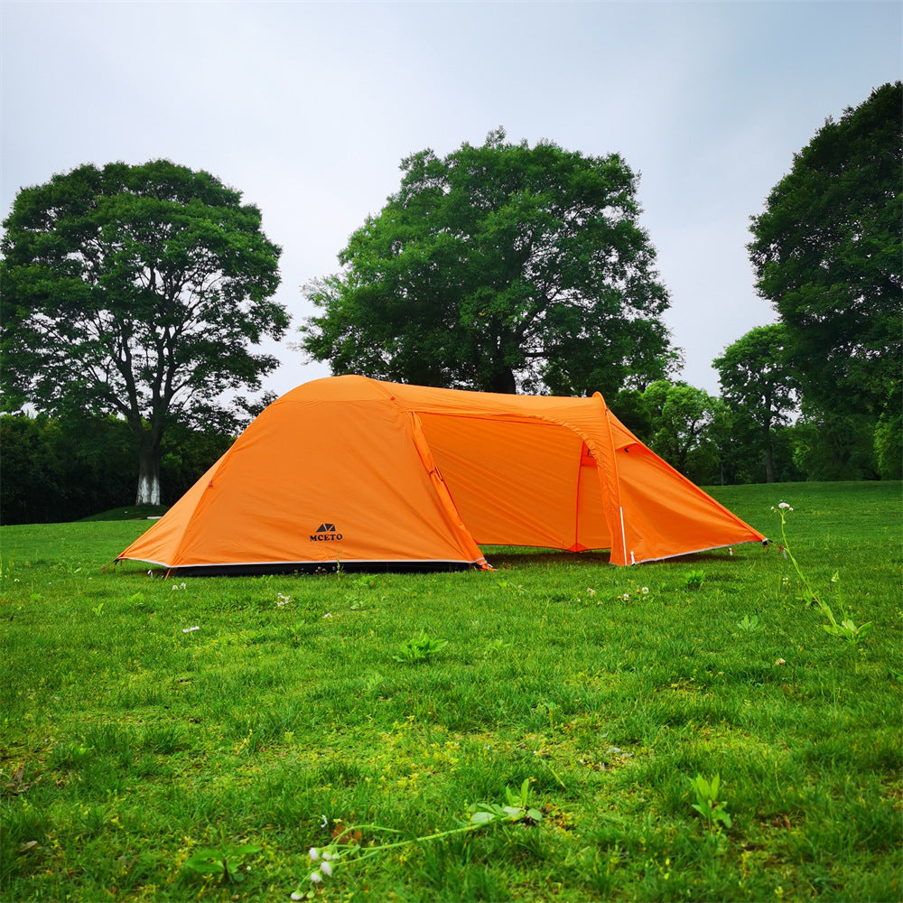 Camping Aluminum Pole Anti-Heavy Rain Water Family Tent Outdoor Equipment - EDC Italia