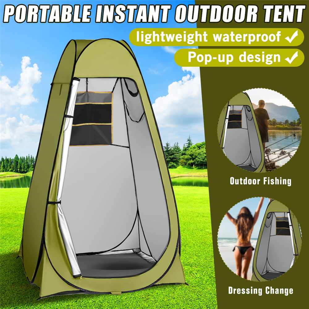 Portable Privacy Shower Toilet Automatic Camping Tent UV Function Travel Camping Tent Outdoor Dressing Beach Sun Shelte - EDC Italia