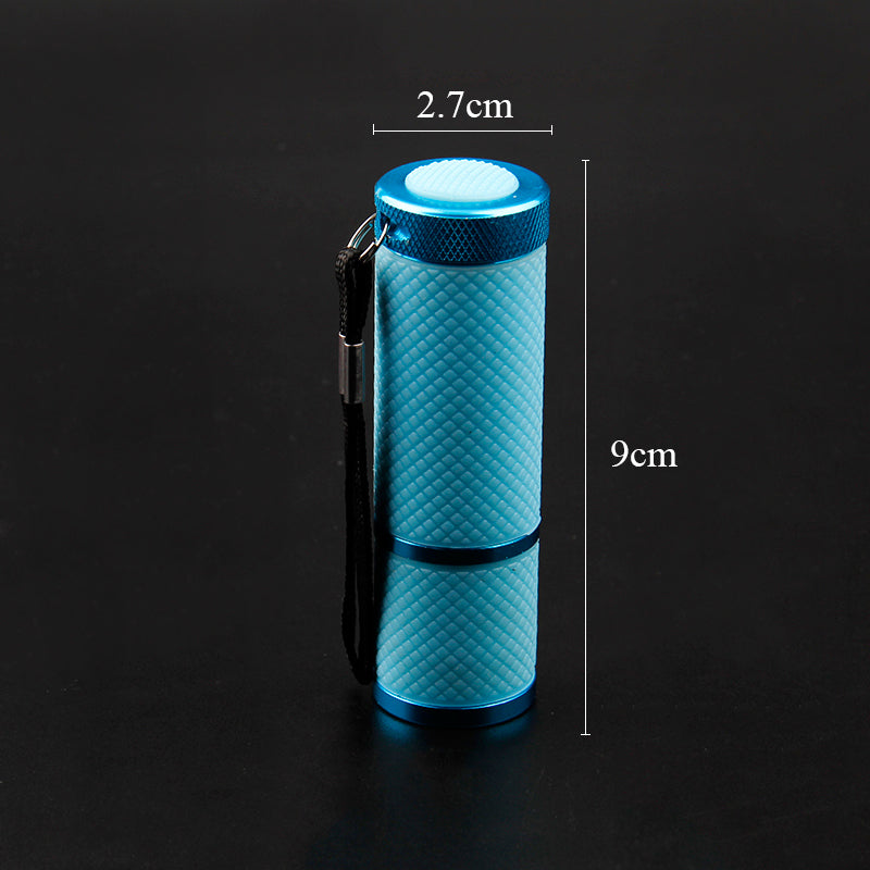 LED luminous purple flashlight