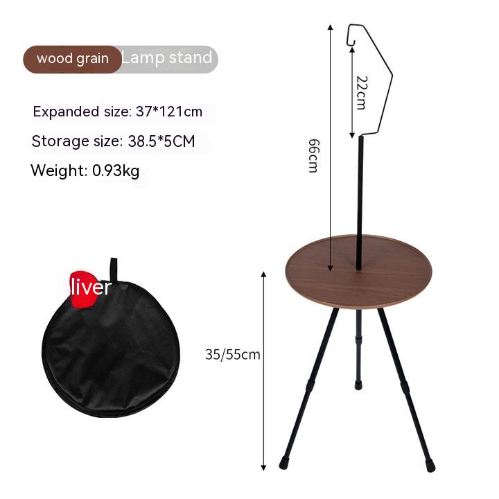 Outdoor Camping Folding Aluminum Alloy Tripod Table - EDC Italia