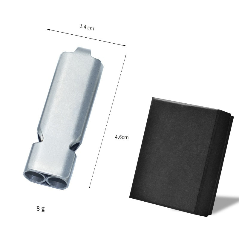 Titanium Alloy Three-Tube Whistle High-Volume Outdoor Emergency Survival Whistle