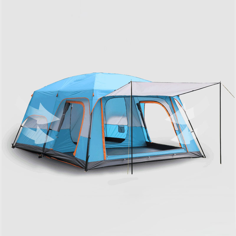 Two Rooms And One Hall Big Tent Outdoor Camping - EDC Italia