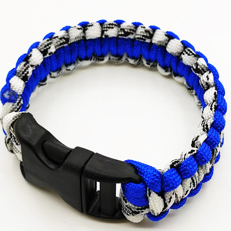 Paracord Outdoor Survival Seven-core Emergency Escape Life-saving Bracelet