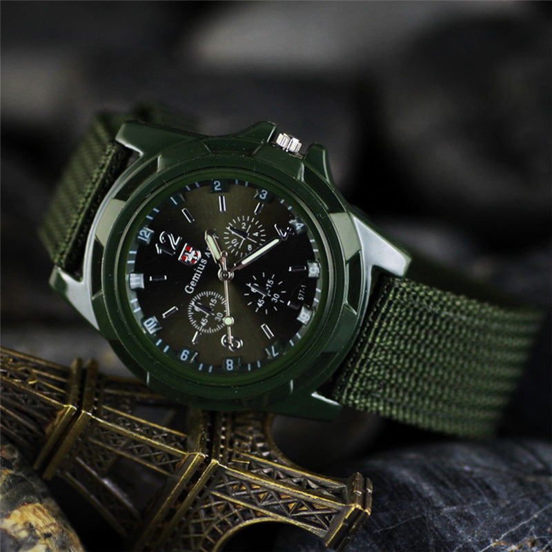 Nylon braided military watch