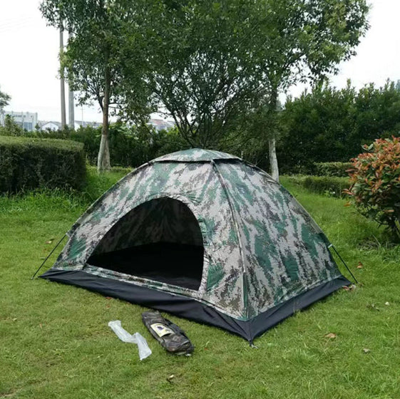 Outdoor double single layer camouflage tent tourist tent - EDC Italia