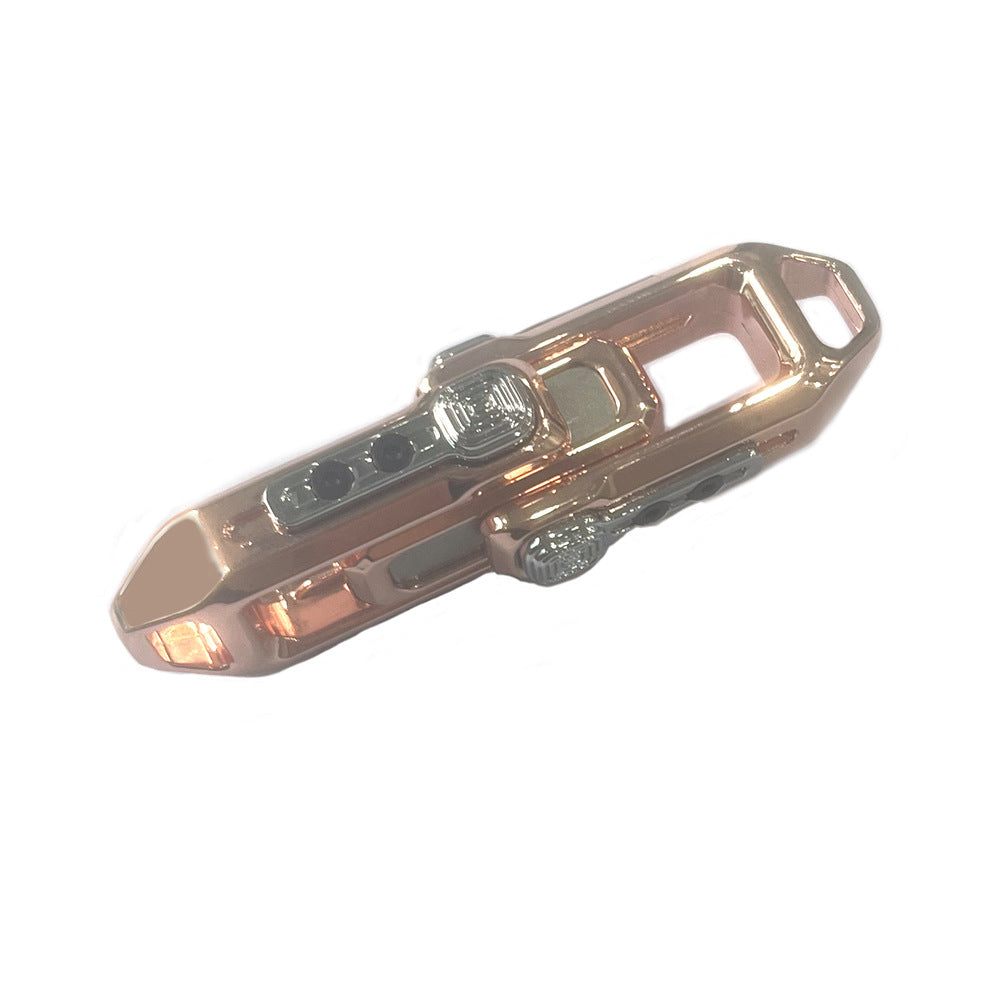 EDC Egg Pusher Magnetic Double Pusher Coin Rocket Fingertip Gyro Metal Toy
