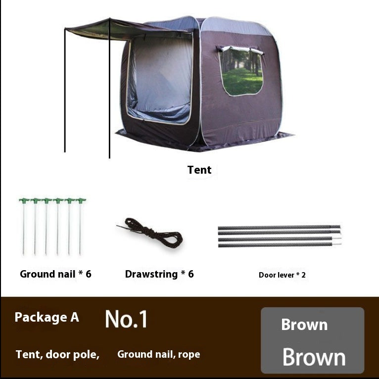 Fully Automatic Car Rear Extension Tent Free Of Construction - EDC Italia