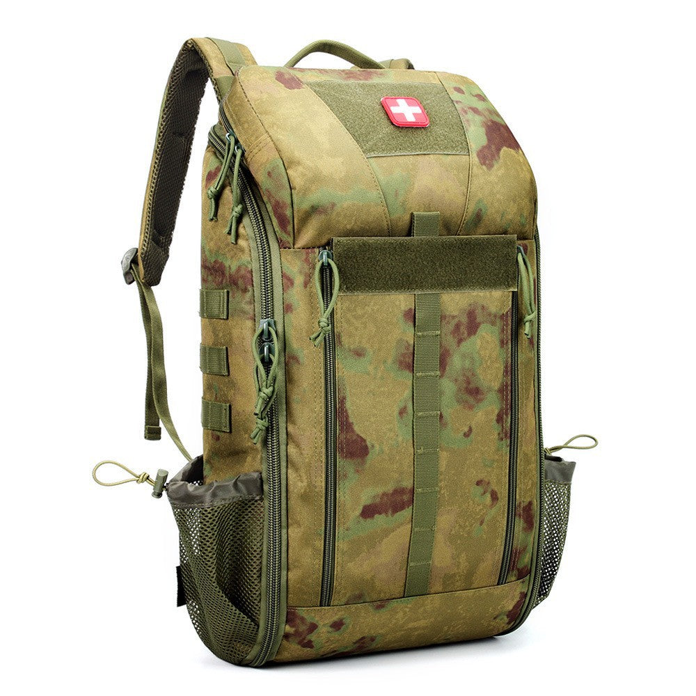 Tactical Hiking Outdoor Medical Backpack High Capacity Camping Mountaineering Rucksack
