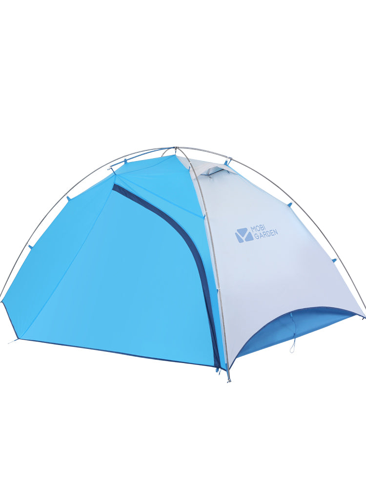 Mountaineering Camping Windproof And Rainproof Aluminum Alloy Three Season Double Deck Camping Tent - EDC Italia