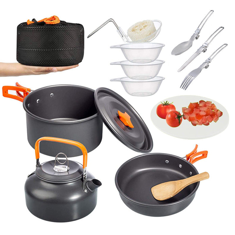 Camping Combination Suit Pot Folding Mini Cookware - EDC Italia