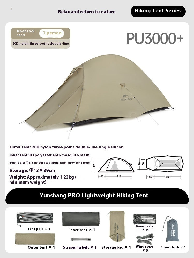 Ultralight Professional Hiking Tent Outdoor Lightweight Mountaineering Rainproof Tent - EDC Italia