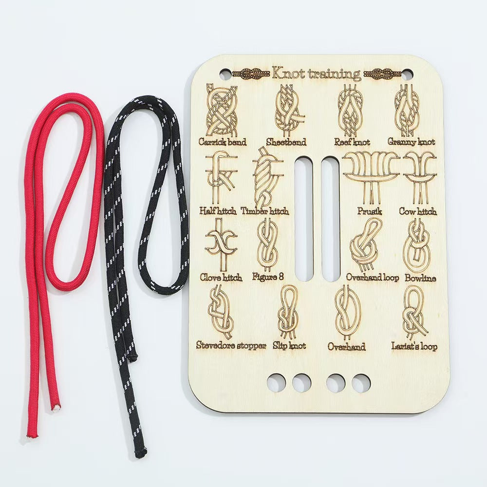 Outdoor Survival Camping Knot-tying Practice Tool