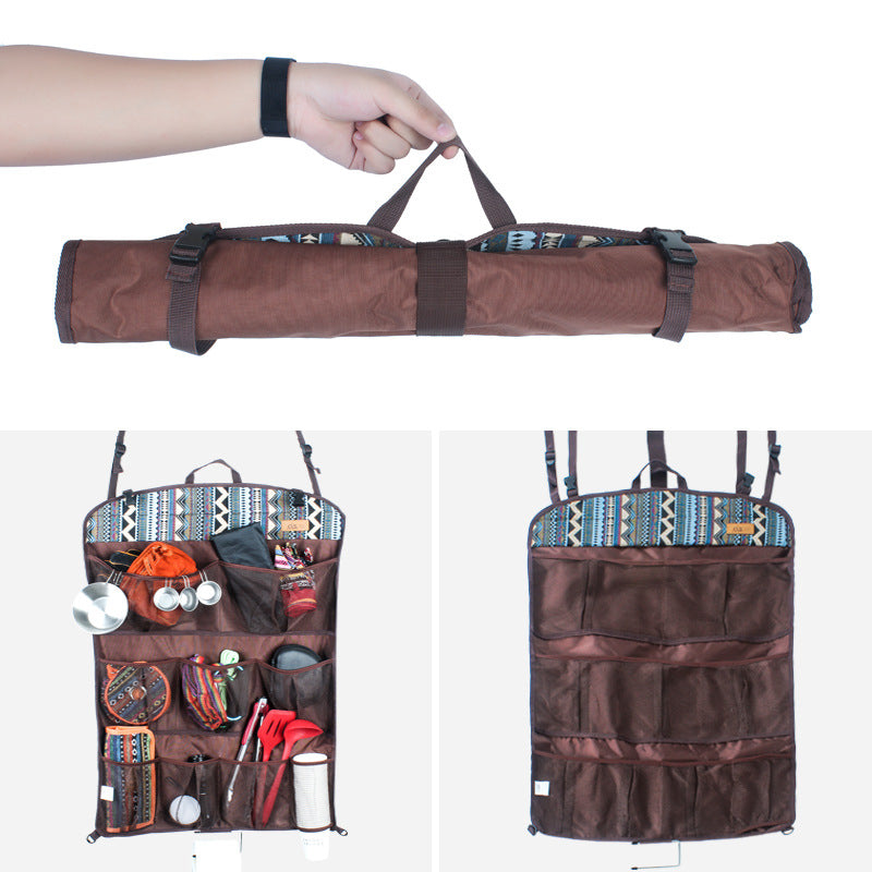 Practical Multi Pockets Storage Bag  Around Pouch Pack For Many Function