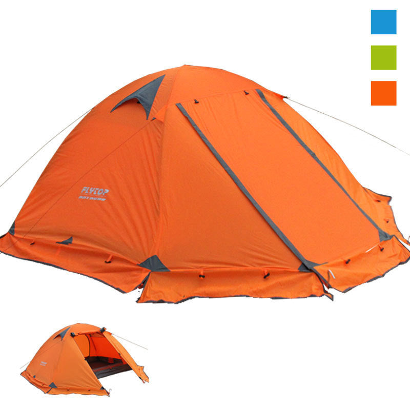 Camping Camping Tent Double Double Aluminum Pole Anti-storm Travel Camping - EDC Italia