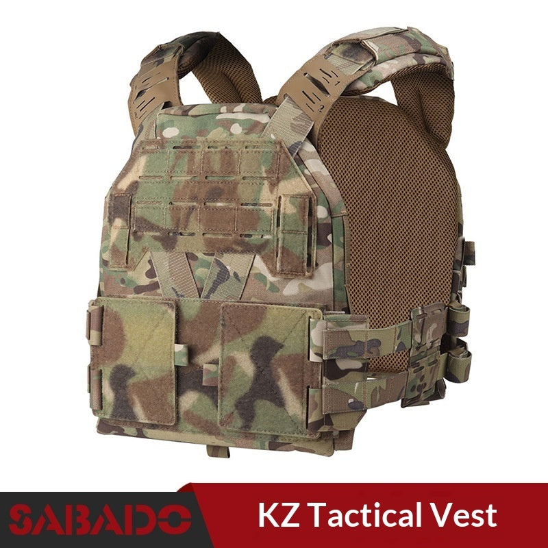 Camouflage Multi-functional Protective Tactical Vest For Outdoor CS Airsoft Quick Release Tactical Vest
