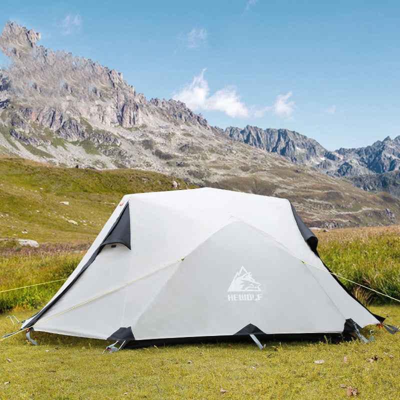 Double-layer Aluminum Pole Multi-person Outdoor Camping Tent - EDC Italia