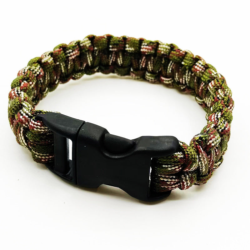 Paracord Outdoor Survival Seven-core Emergency Escape Life-saving Bracelet