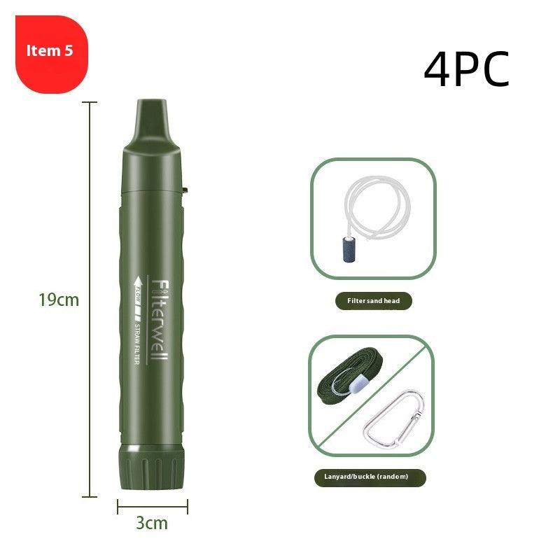 Outdoor Portable Filter Straw Water Purifier