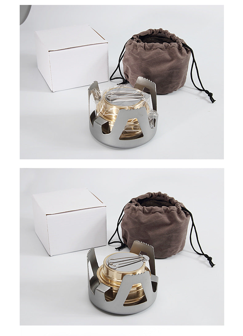 Outdoor Picnic Alcohol Vaporization Portable Camping Stove - EDC Italia
