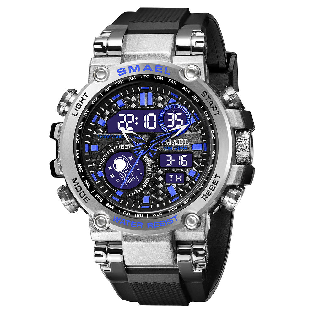 SMAEL Tactical Digital Watch With A Large Dial And Multiple Functions
