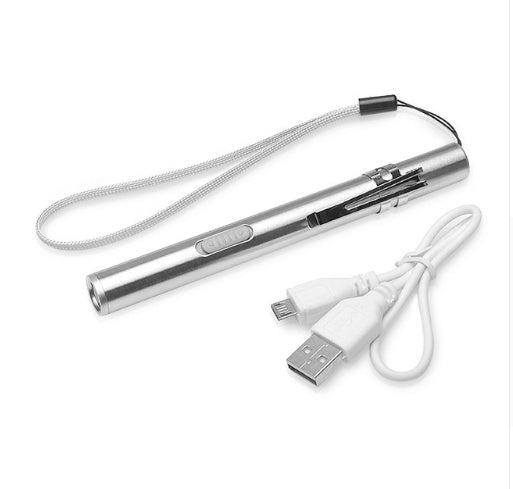 Led mini moon light flashlight USB charging interface portable long-range flashlight