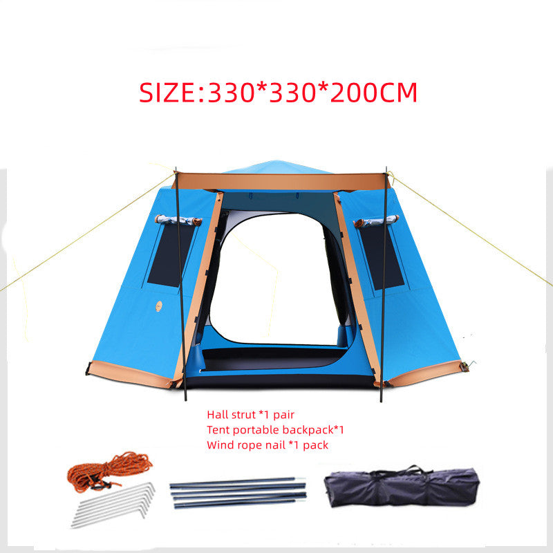 Outdoor 3-4-5-6 People Fully Automatic Camping Tent - EDC Italia