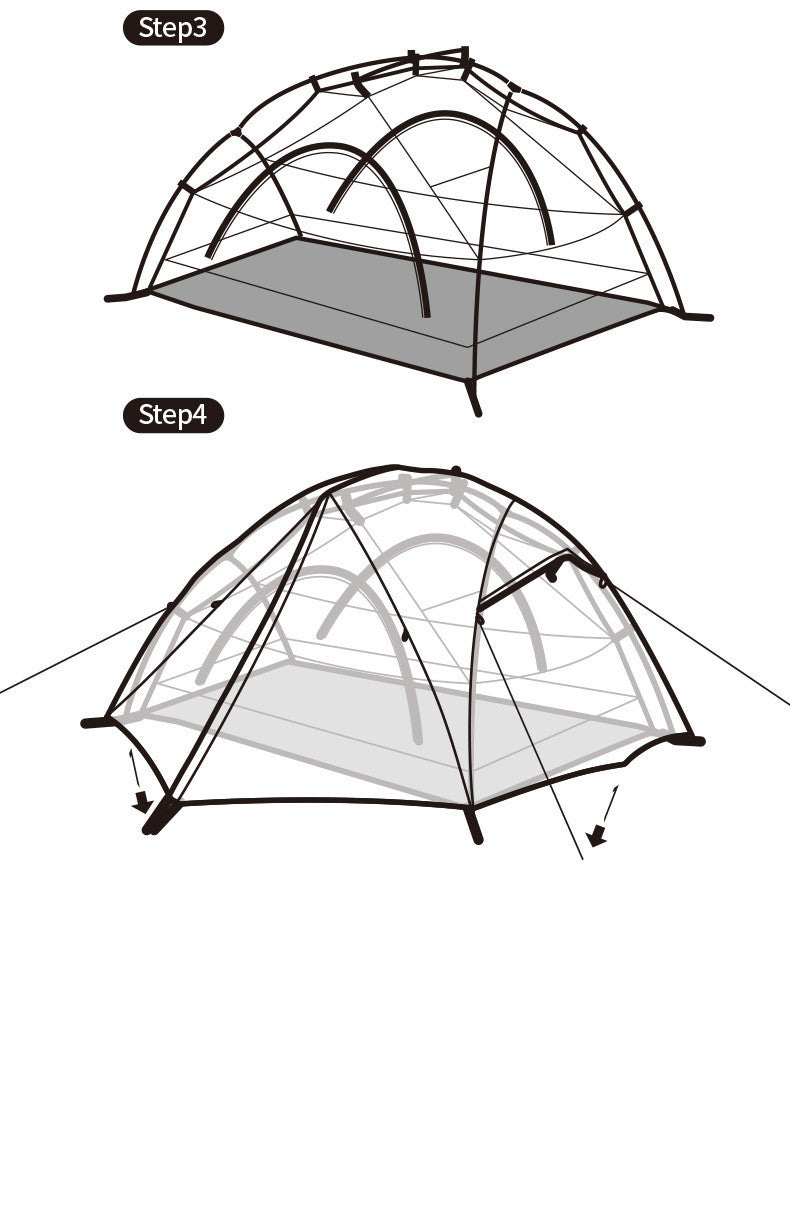 Camping Mountaineering Rain-proof Camping Tent - EDC Italia