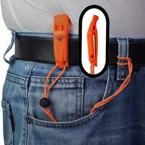 Outdoor First Aid Survival Whistle With Dual Frequency