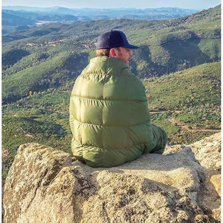 Outdoor Portable Down Multifunctional Shawl Camping Blanket - EDC Italia